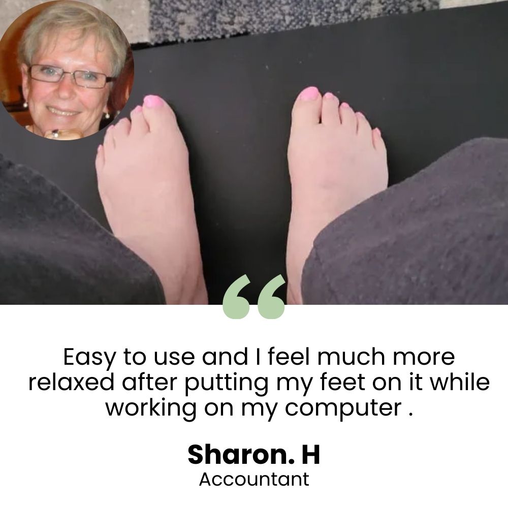 User Testimonial Grounding Mat